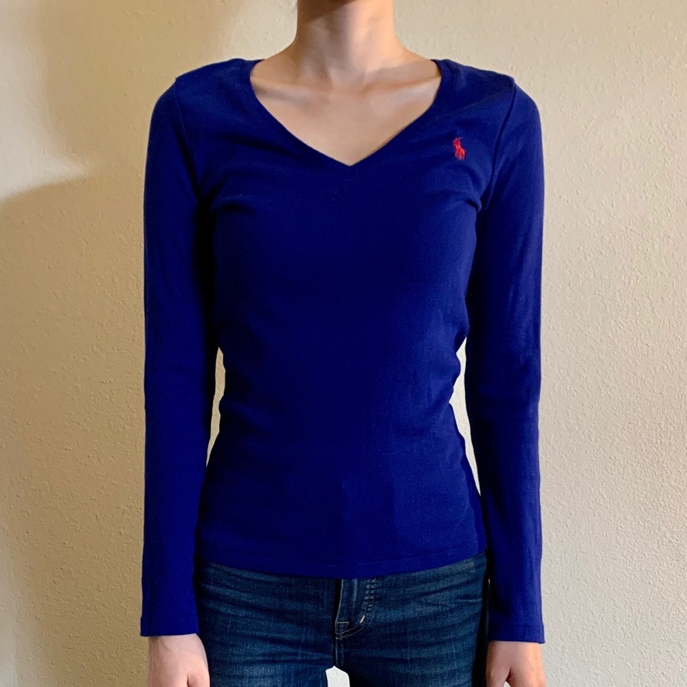 Royal Blue Ralph Lauren Sport Long Sleeve
